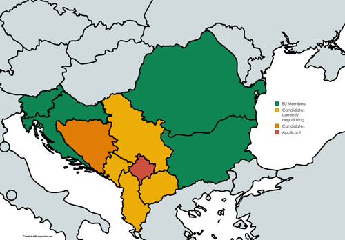 Protesters in Bratislava, Slovakia, gather to demonstrate against the country’s pro-Russia prime minister, Robert Fico, 7 February 2025.