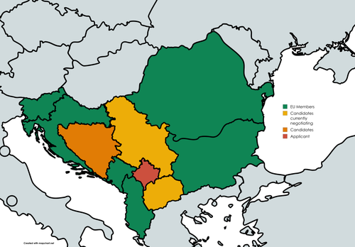 Protesters in Bratislava, Slovakia, gather to demonstrate against the country’s pro-Russia prime minister, Robert Fico, 7 February 2025.